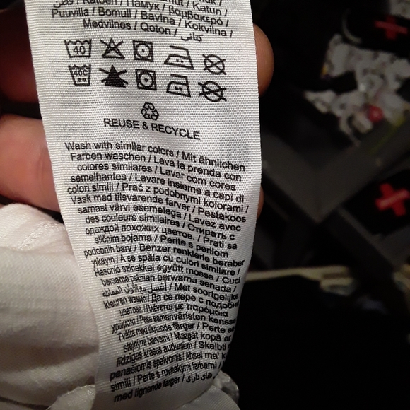 Jack & Jones Mens/Unisex Large White and Blue Longsleeve Teeshirt - Picture 15 of 16